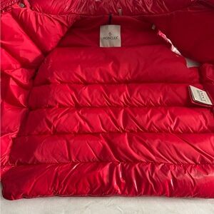 Moncler Vibrant Red Quilted Jacket